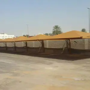 مؤسسة بروج جدة للمقاولات | مظلات سيارات
