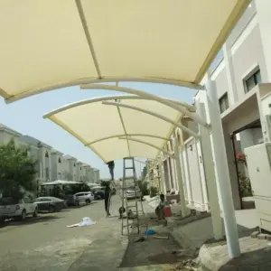 مؤسسة بروج جدة للمقاولات | مظلات سيارات